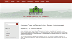 Desktop Screenshot of glaserei-sori.de